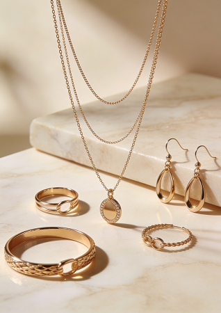 Elegant Gold Jewellery Accessories